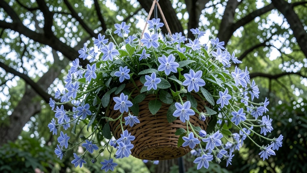 Lobelia Erinus with Blue Cascade