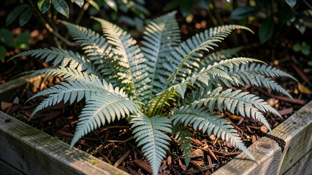 Japanese Painted Ferns for Contrast