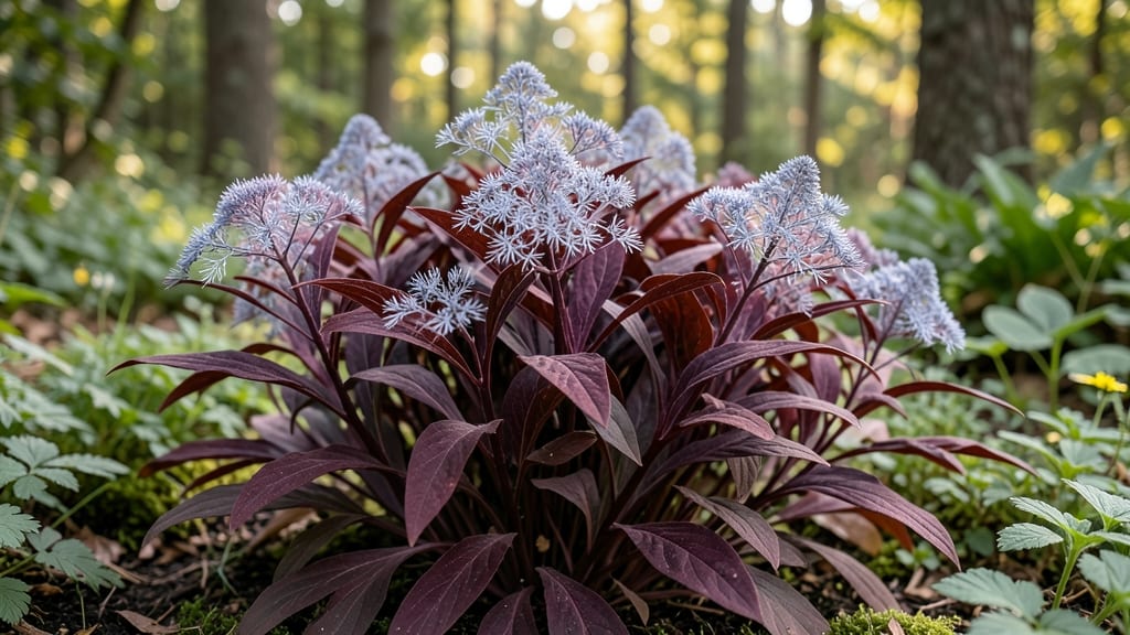 Astilbe Chinensis 'Visions' for Deep Purple Foliage