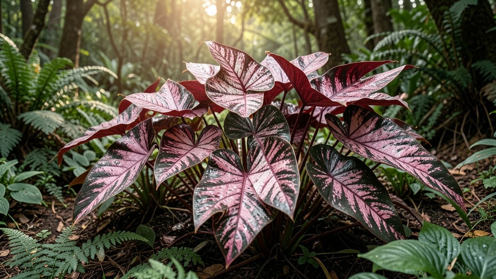 Caladium Bicolor for Tropical Flair