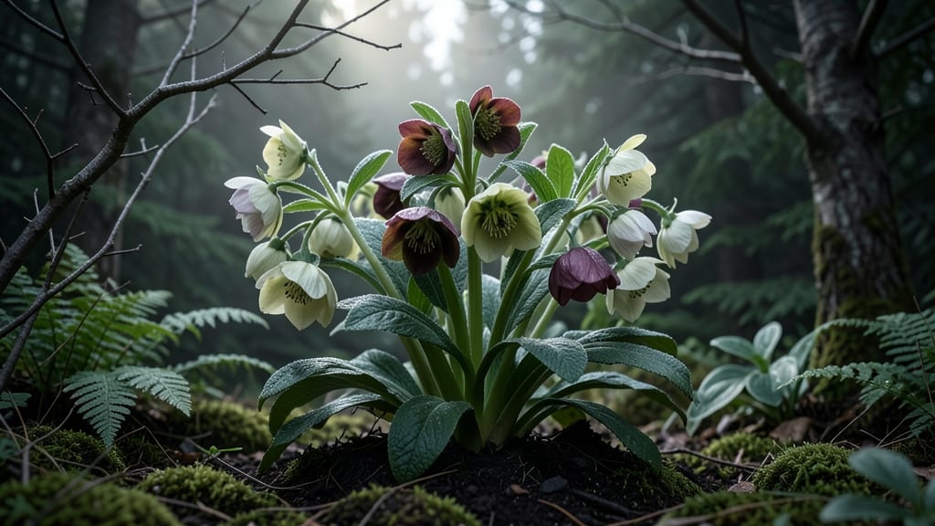 Hellebores for Winter Interest