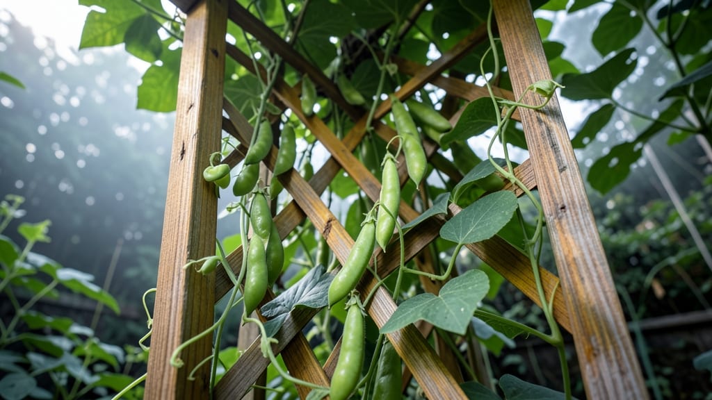Peas for Vertical Shade Gardening