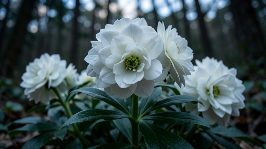Helleborus Orientalis Double White Fantasy