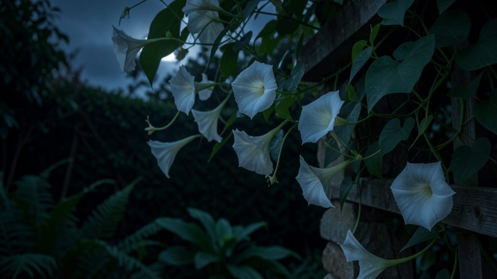 Cobaea Scandens for Moonflower Nighttime Beauty