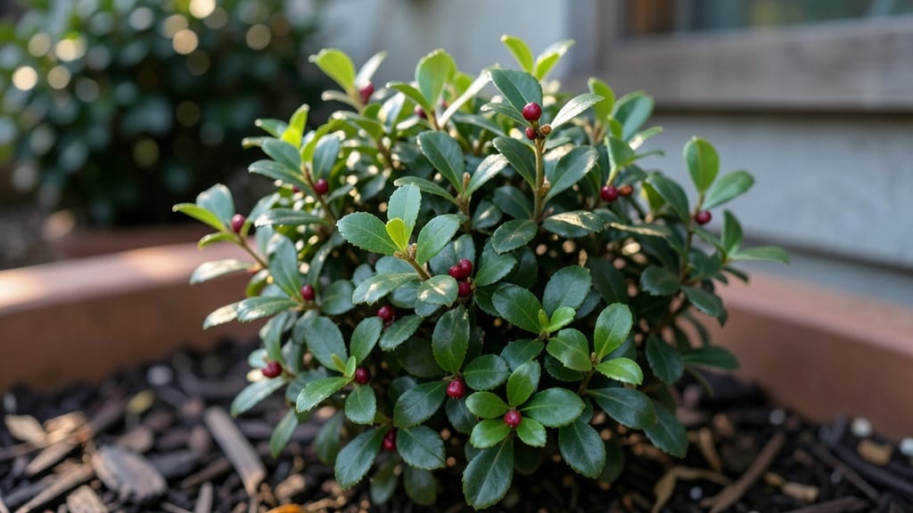 Dwarf Japanese Holly for Compact Elegance