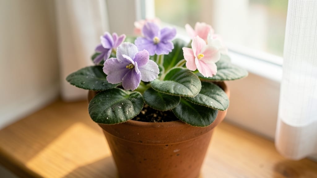 African Violet: Compact Blooms For Windowsills