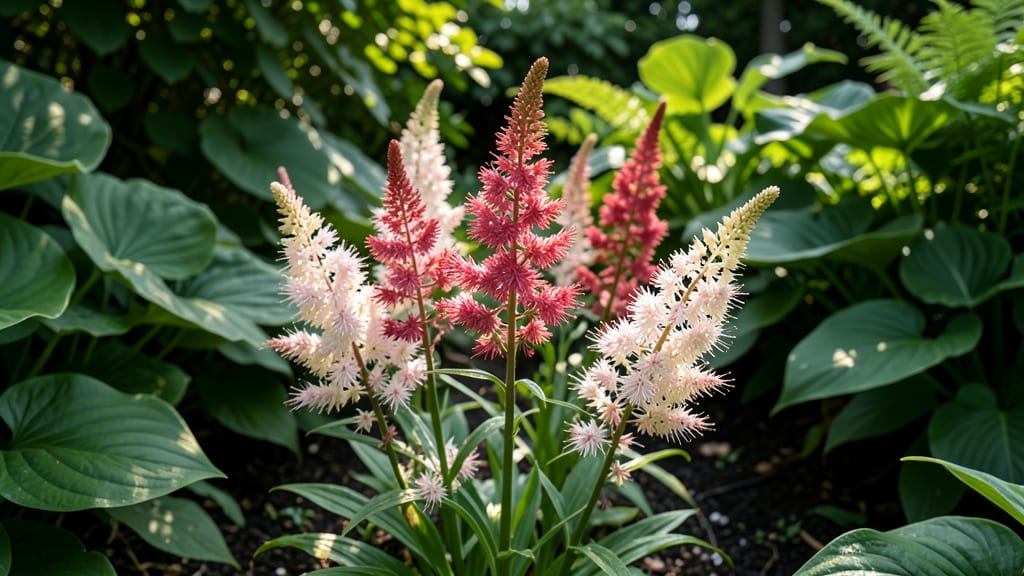 Astilbes For Feather-Like Summer Flowers