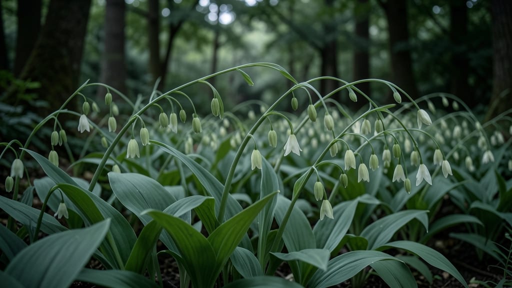 Solomon's Seal Forms Elegant Arching Stems