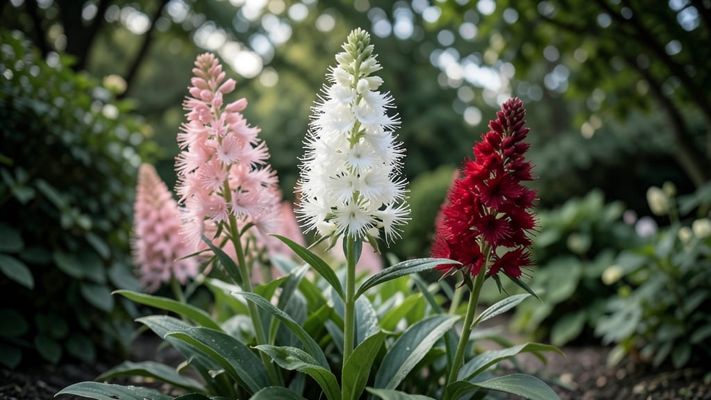 Astilbe with Feathered Flower Plumes