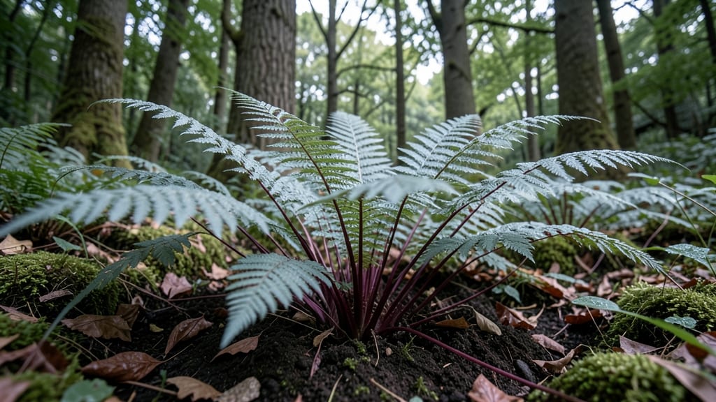 Japanese Painted Fern (Athyrium Niponicum)