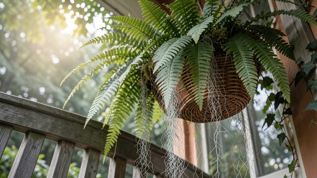 Ferns: Boston Fern and Maidenhair