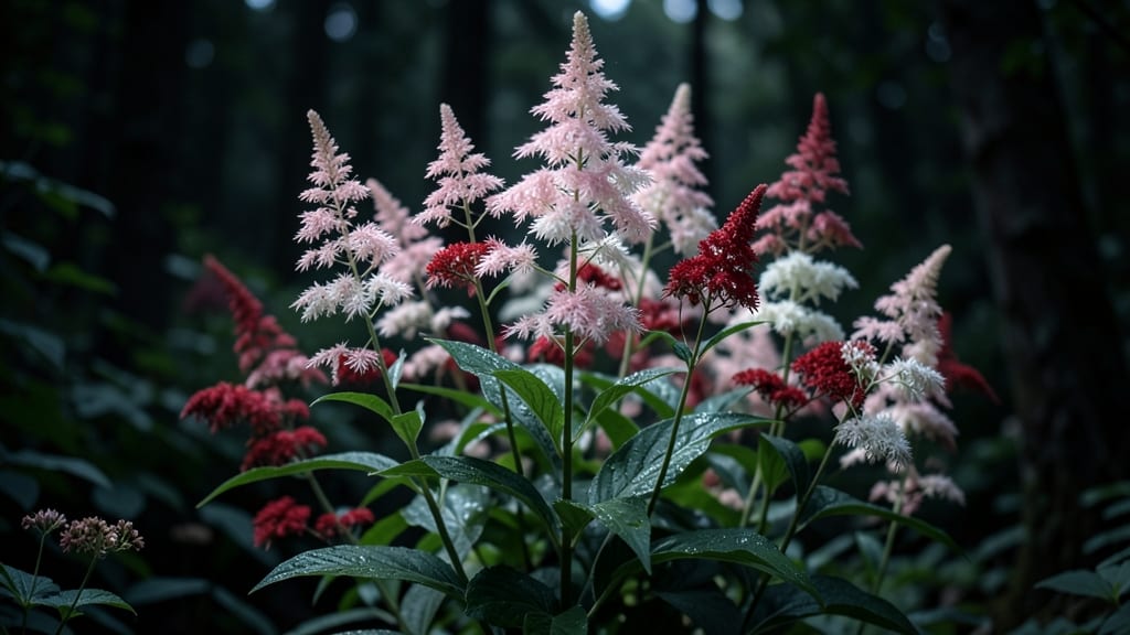 Astilbe Feathered Plume Flowers