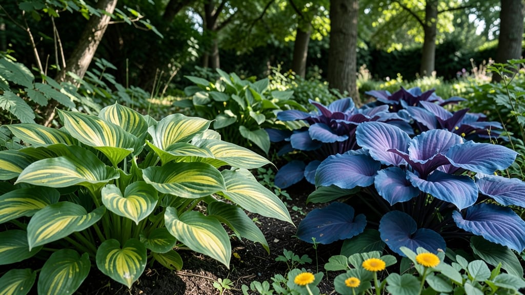 Hostas for Lush Green Ground Cover
