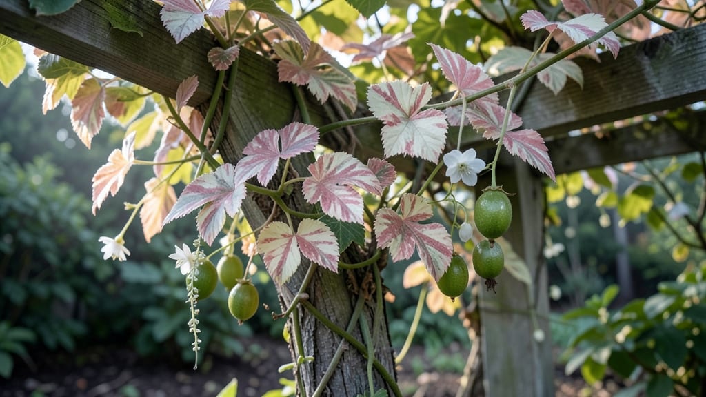 Actinidia Kolomikta for Edible Ornamental Vine
