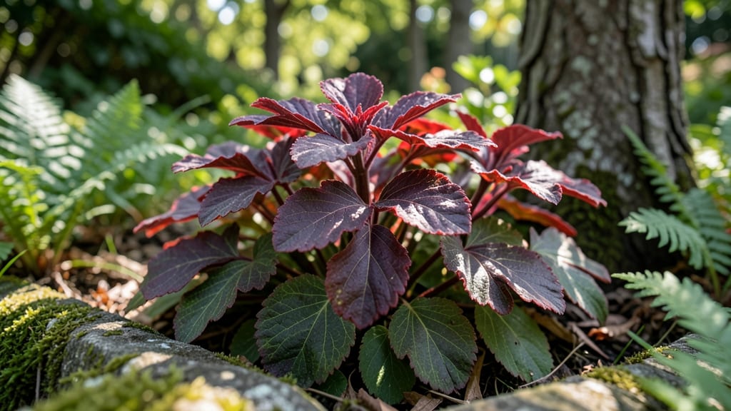 Coral Bells with Vibrant Foliage