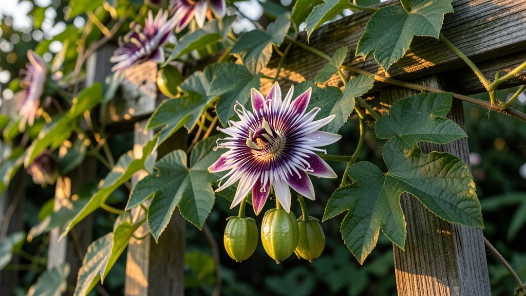 Passionflower 'Maypop' for Unique Flowers