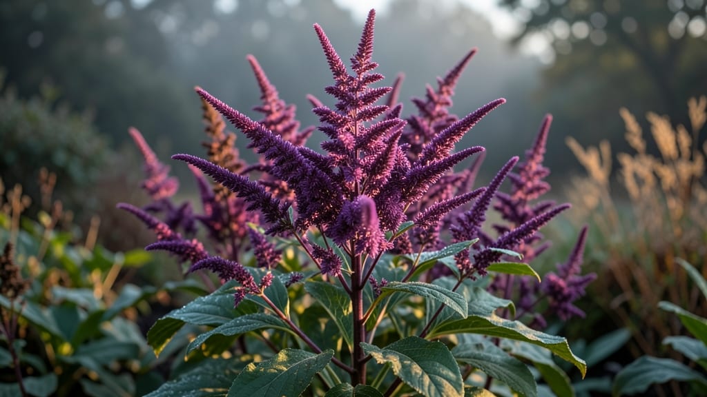 Astilbe Purple Candles for Late-Season Bloom