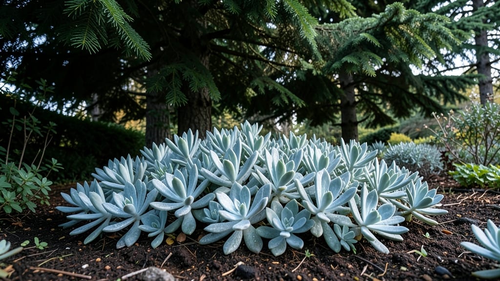 Sedum 'Blue Spruce' for Cool Shade