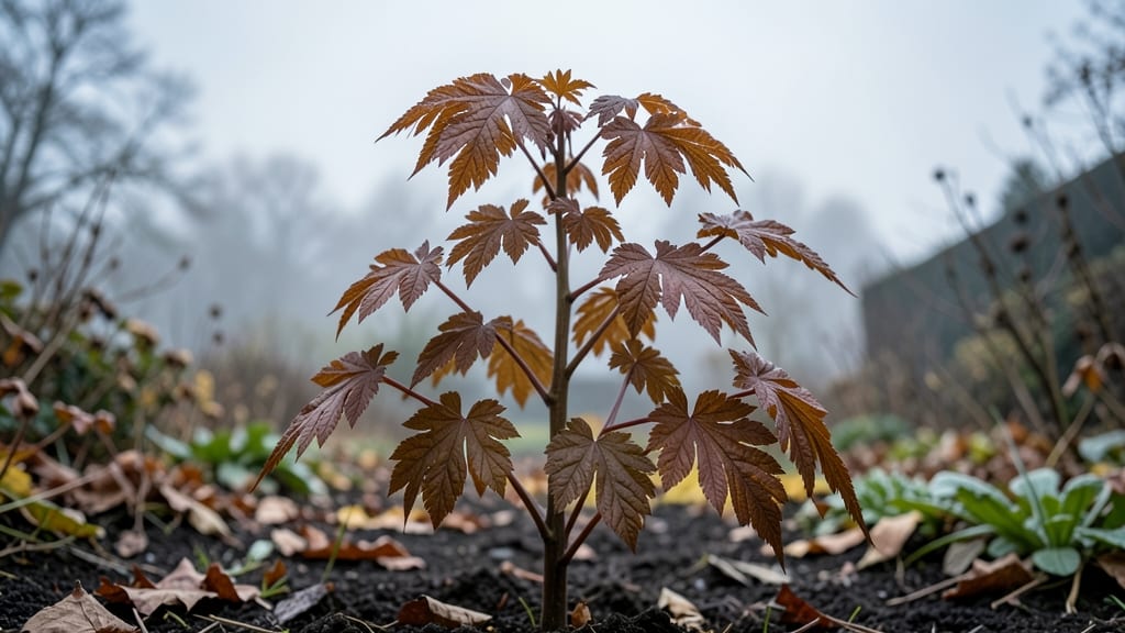 Bleeding Heart with Autumn Persistence