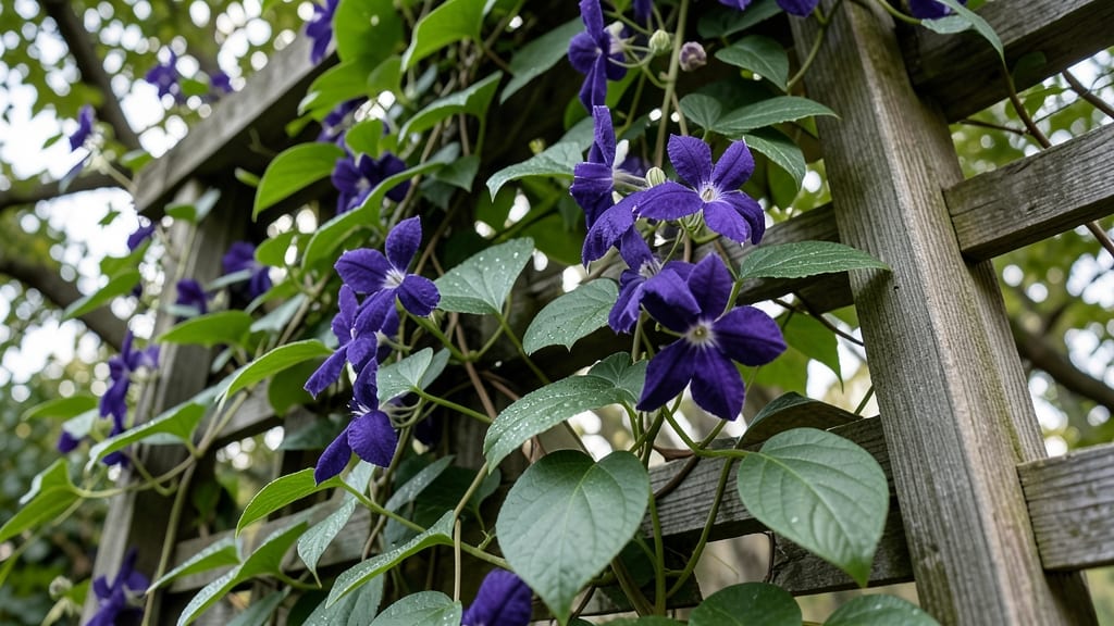 Clematis 'Jackmanii' for Winter Resilience