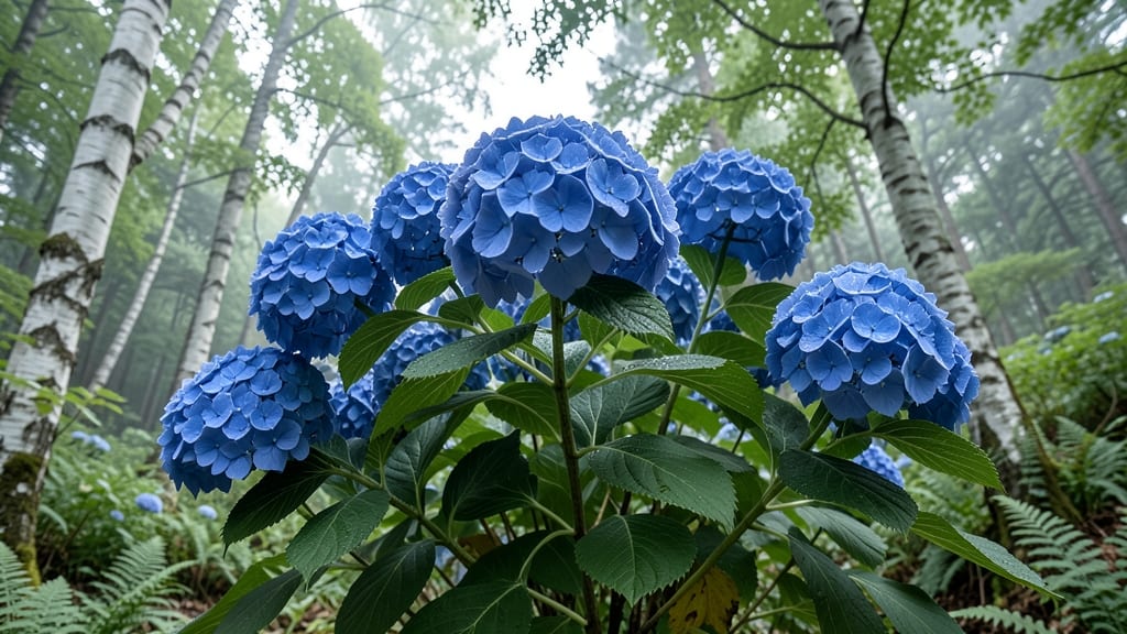 Nikko Blue Hydrangea Macrophylla