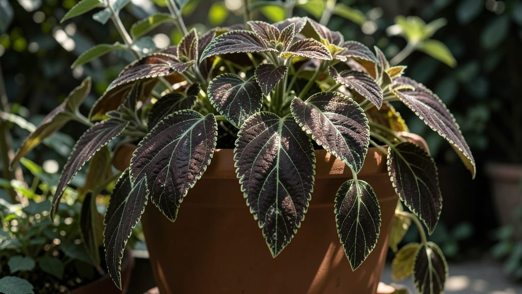 Chocolate Mint Coleus Trailing