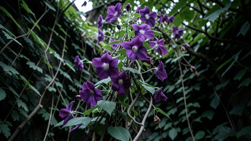 Clematis Jackmanii: Bold Purple Blooms for Vertical Drama