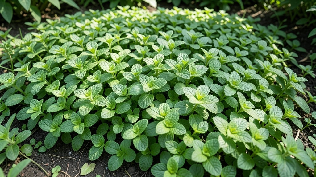 Corsican Mint for Fragrant Weed Suppression