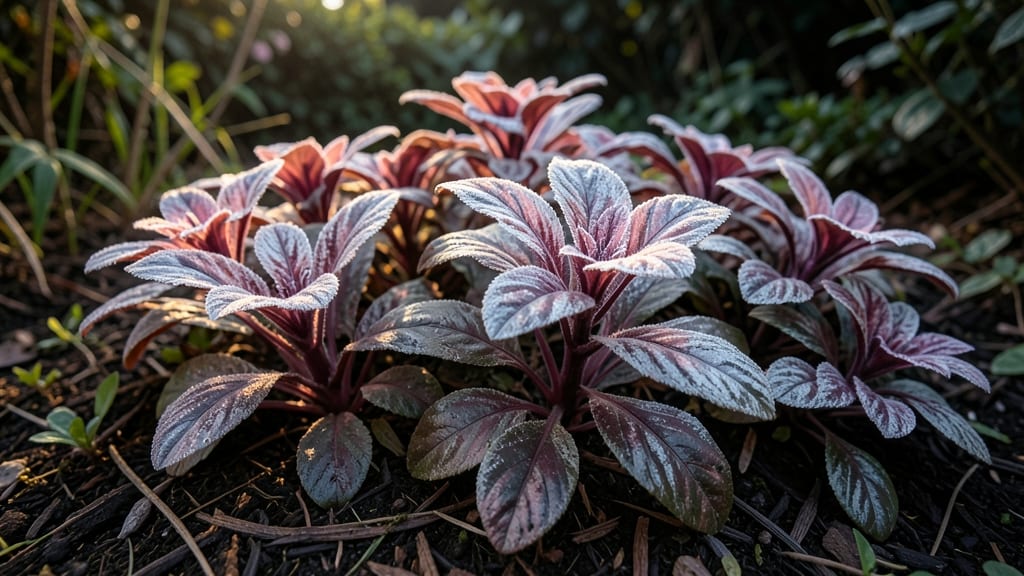 Coral Bells with Silver and Pink Variegation