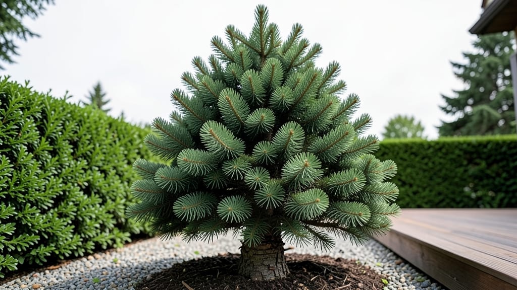 Dwarf Alberta Spruce for Compact Privacy