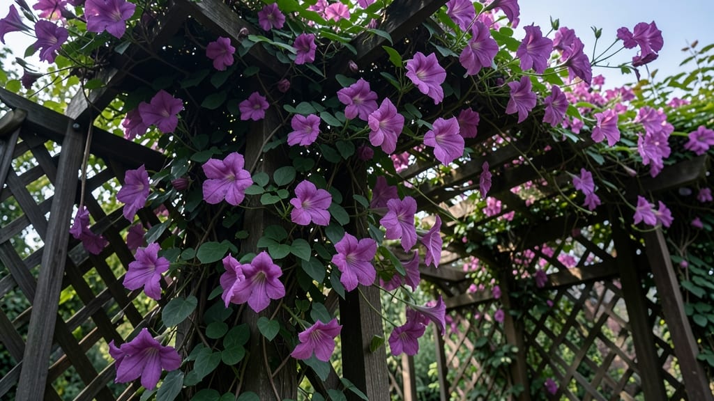 Clematis Jackmanii for Bold Purple Blooms