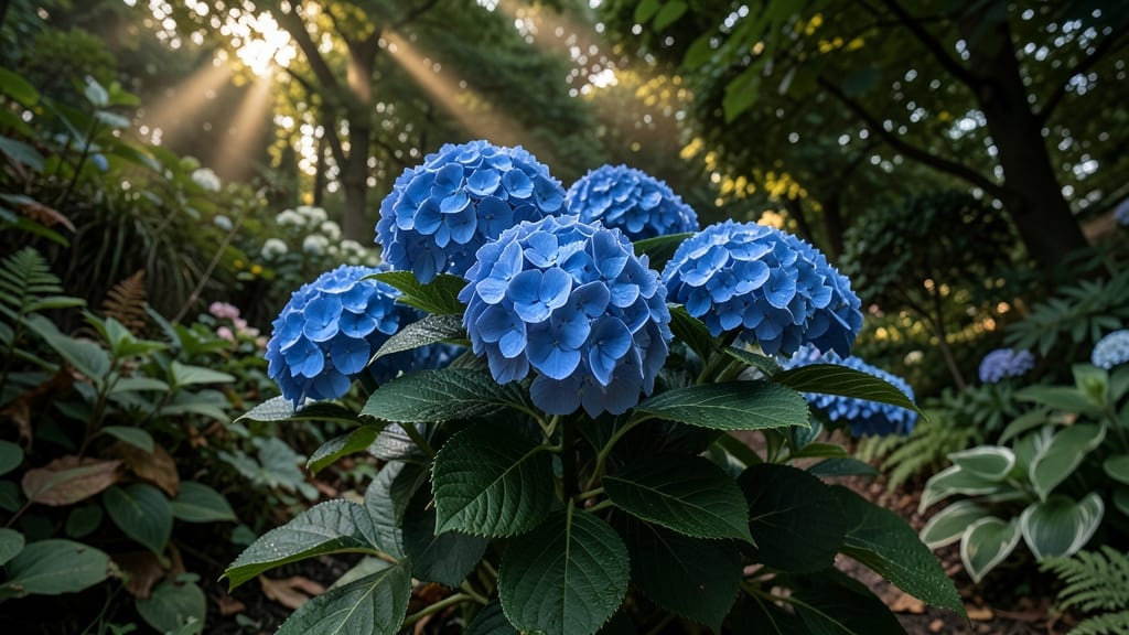Bigleaf Hydrangea Macrophylla 'Nikko Blue'