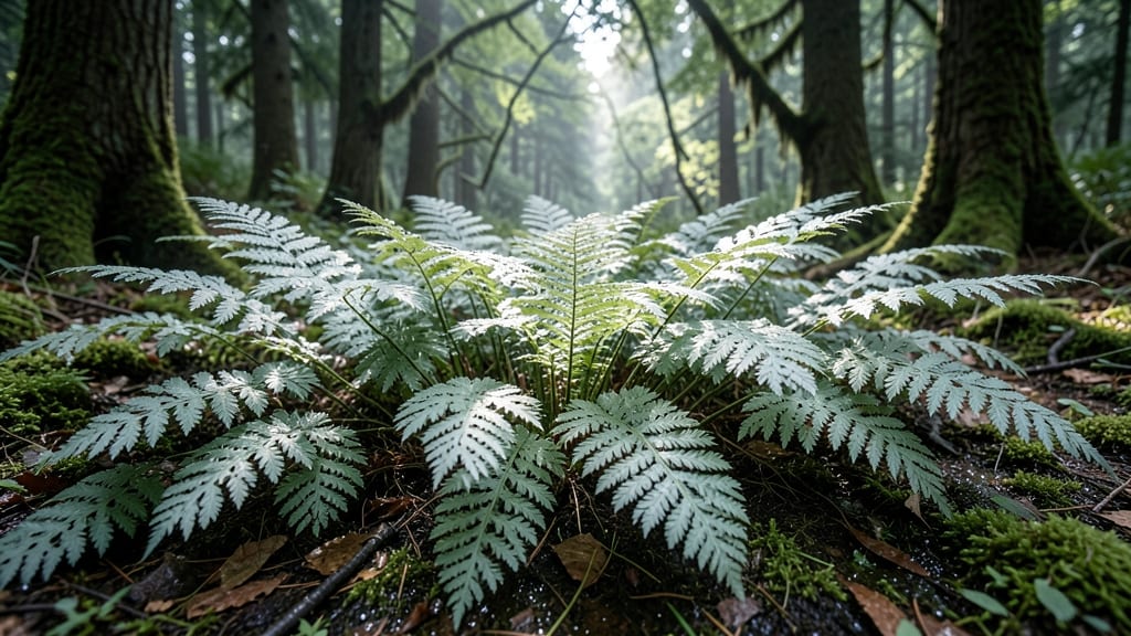 Japanese Painted Ferns With Frilly Leaves