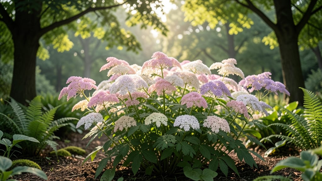 Astilbe Plumes In Soft Pastels
