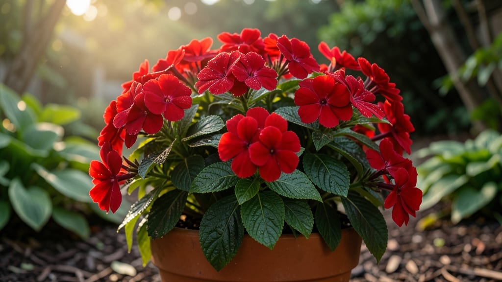 Maui Sunset Red New Guinea Impatiens