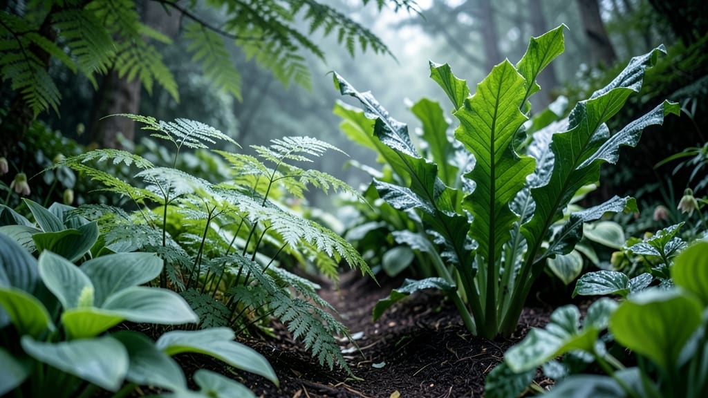 Ferns for Textured Green Backdrops