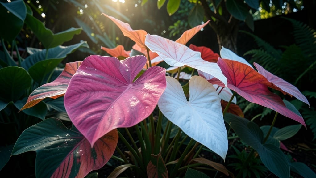 Caladium for Heart-Shaped Leaves