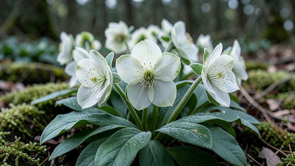 Helleborus Orientalis Green White Picotee