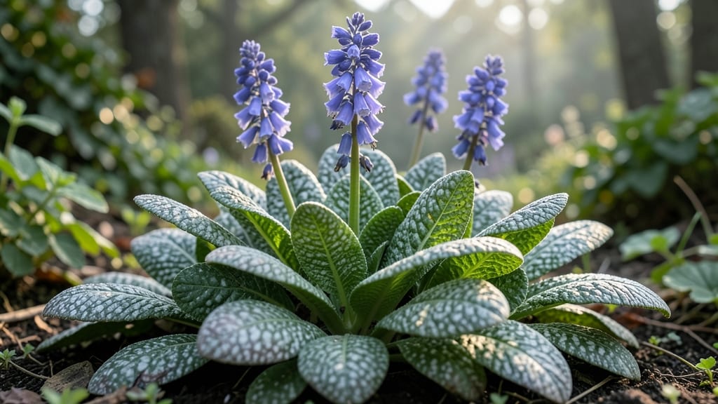 Lungwort with Unique Spotted Leaves