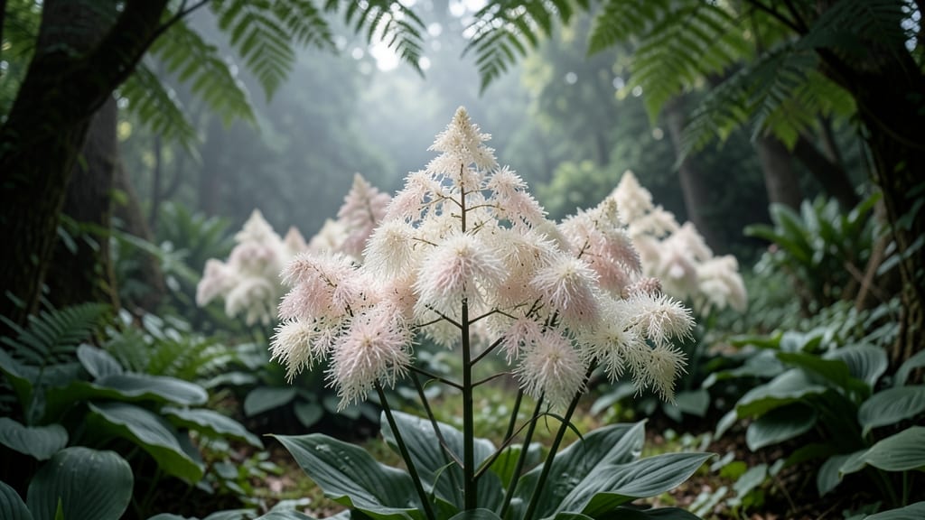 Astilbe Astilboides 'Bridal Veil' for Lace-Like Texture