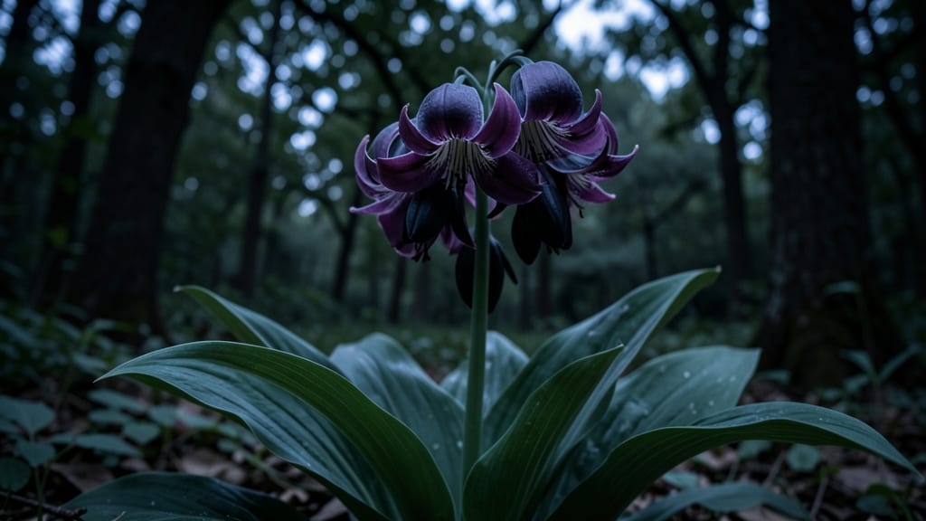 Toad Lily Dramatic Spotlight Plant