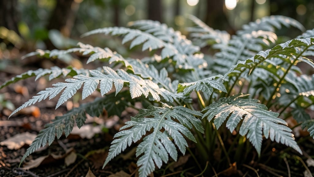 Japanese Painted Fern: Unique Silver-and-Green Foliage