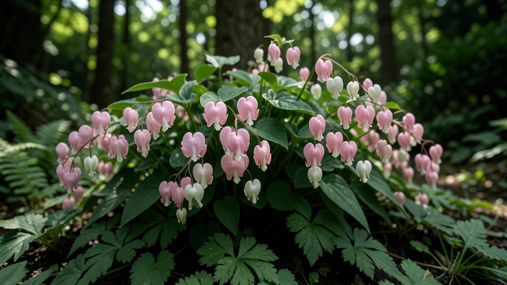 Bleeding Heart Flowers for Vertical Drama