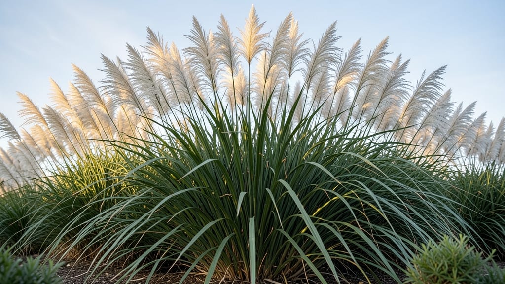 Pampas Grass For Dramatic Year-Round Privacy