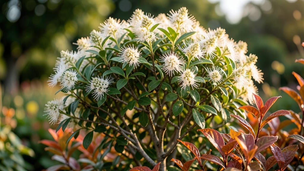 Dwarf Fothergilla for Fragrant Fall Foliage