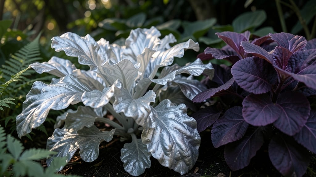 Coral Bells with Silver-Leaf Varieties