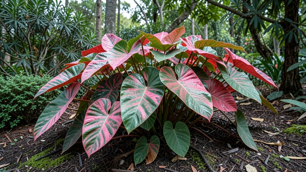 Caladiums for Tropical Shade Drama