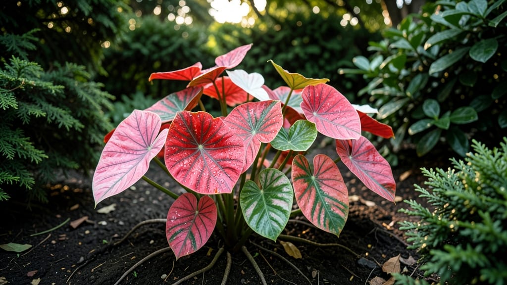 Caladiums for Tropical Drama
