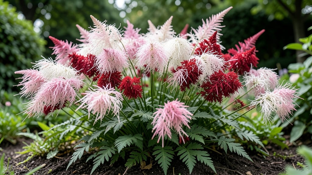 Astilbes with Plume-Like Flowers