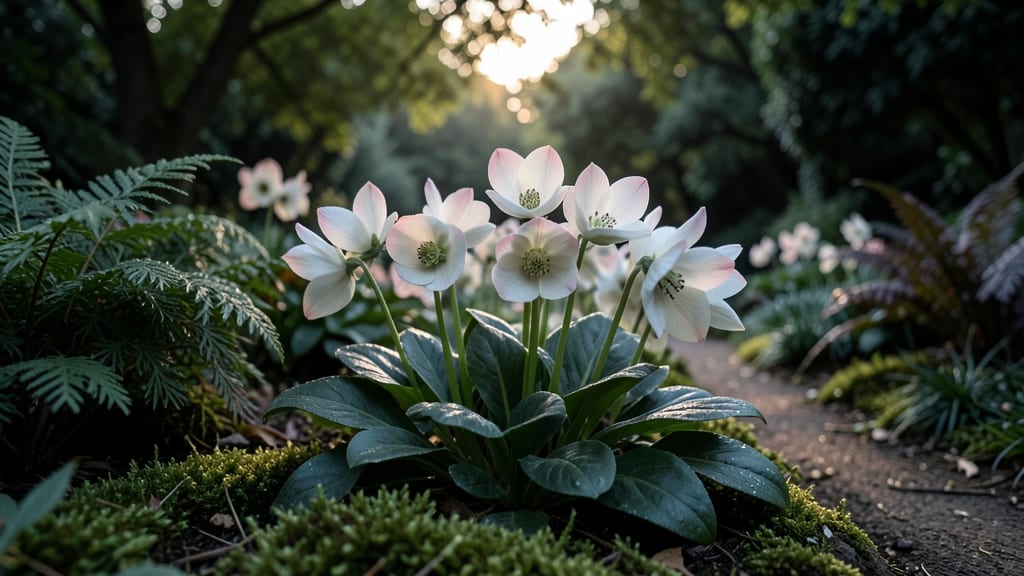 Helleborus Orientalis Picotee Moonlight